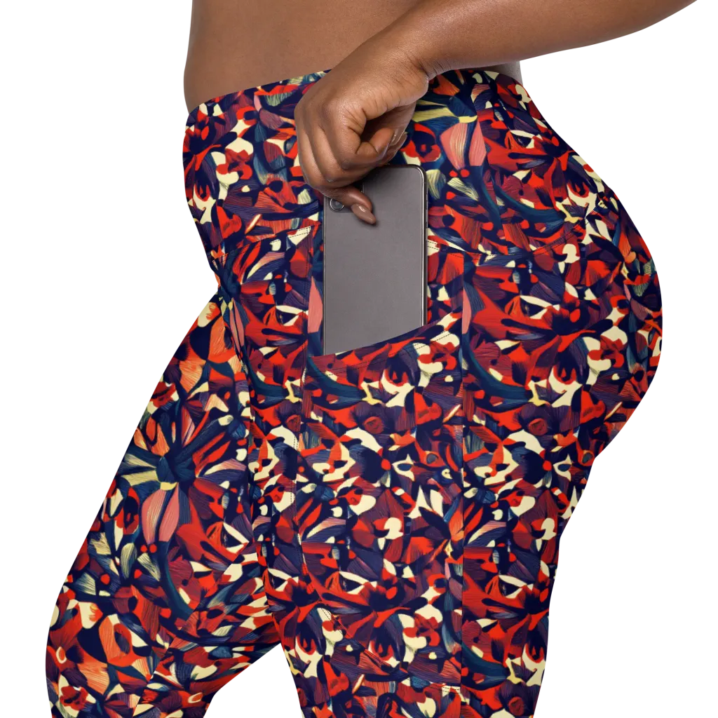 Ember Garden on Leggings with Pockets — Product details 2