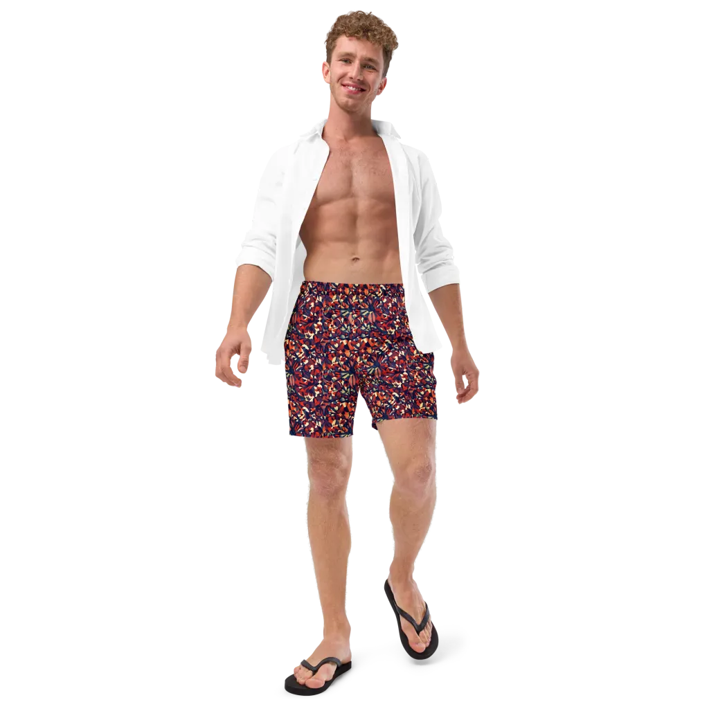 Ember Garden on Swim Trunks — Front