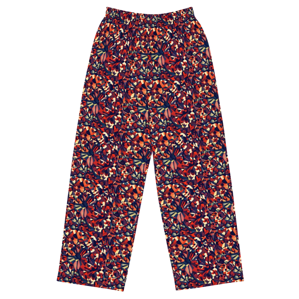 Ember Garden on Wide-Leg Pants — Front