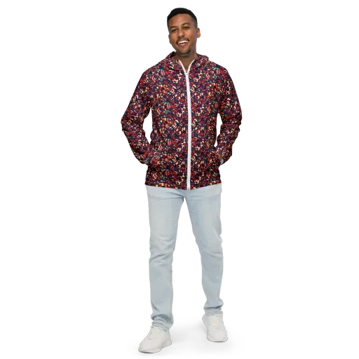 Ember Garden on a Men's Windbreaker