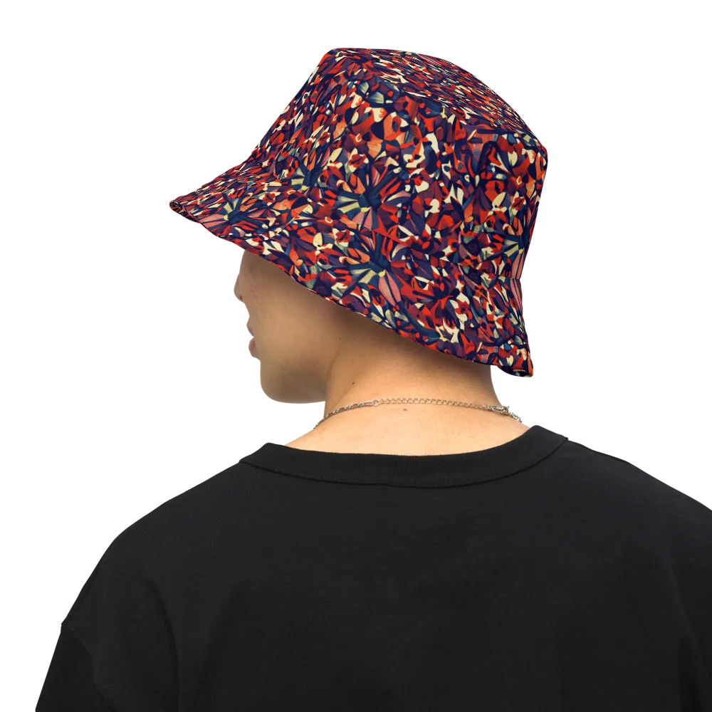 Ember Garden on Reversible Bucket Hat — Back Inside