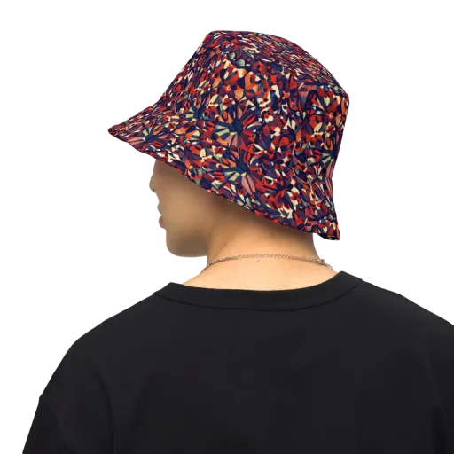 Ember Garden on a Reversible Bucket Hat