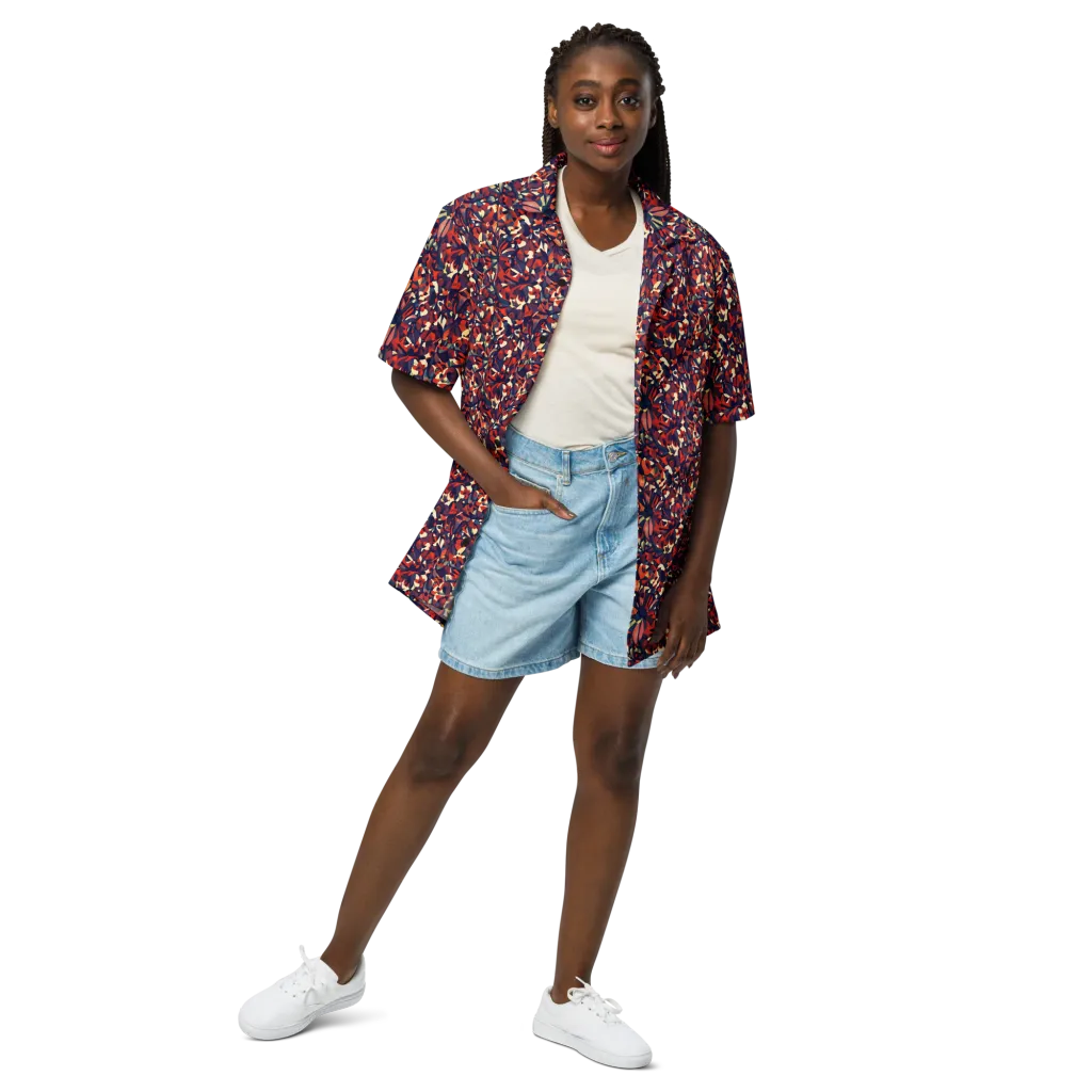 Ember Garden on Button Shirt — Front
