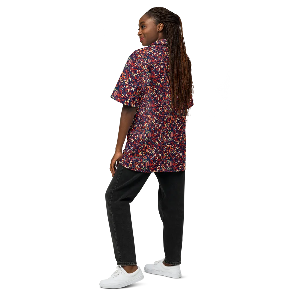 Ember Garden on Button Shirt — Back