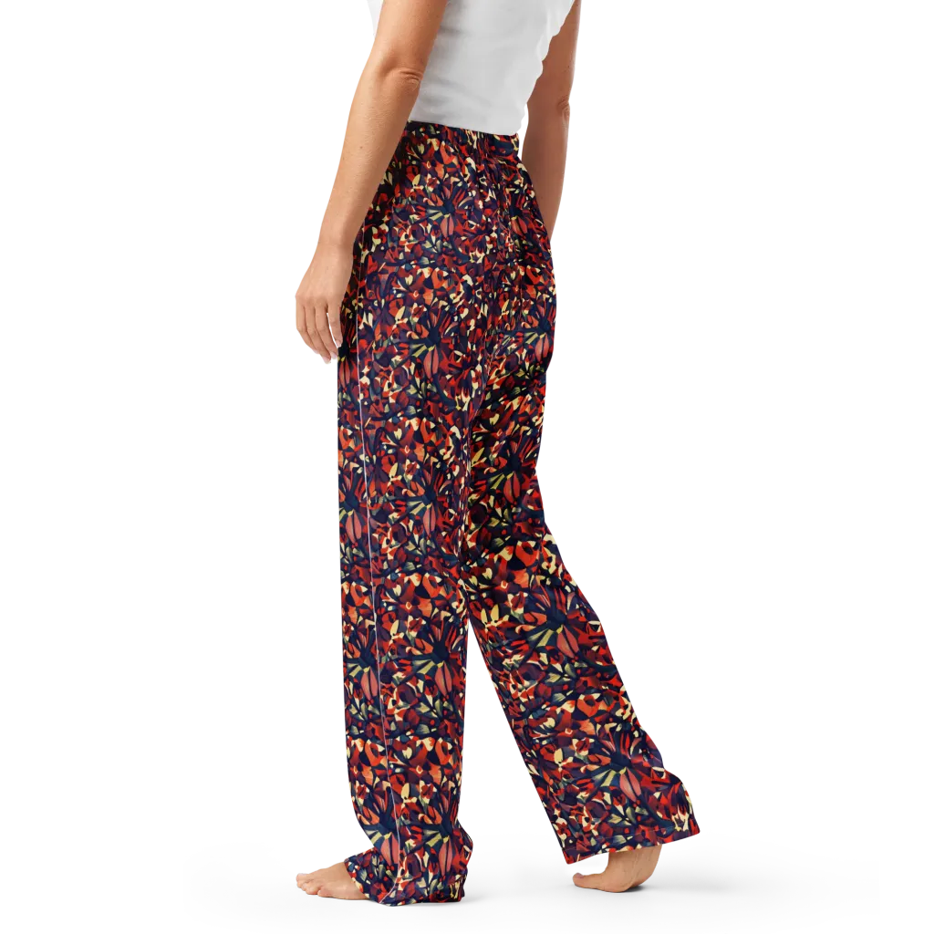 Ember Garden on Women's Pajama Pants — Left