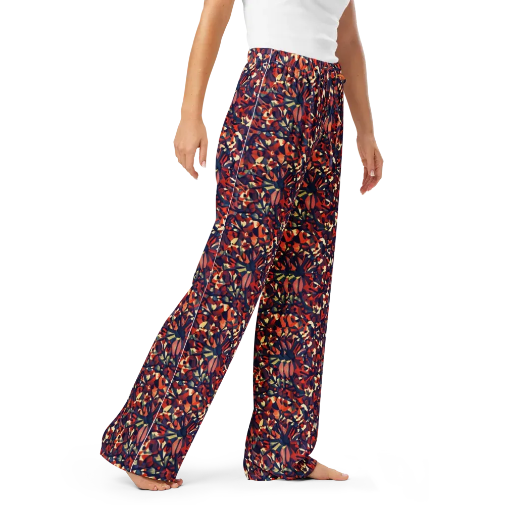 Ember Garden on Women's Pajama Pants — Right Front