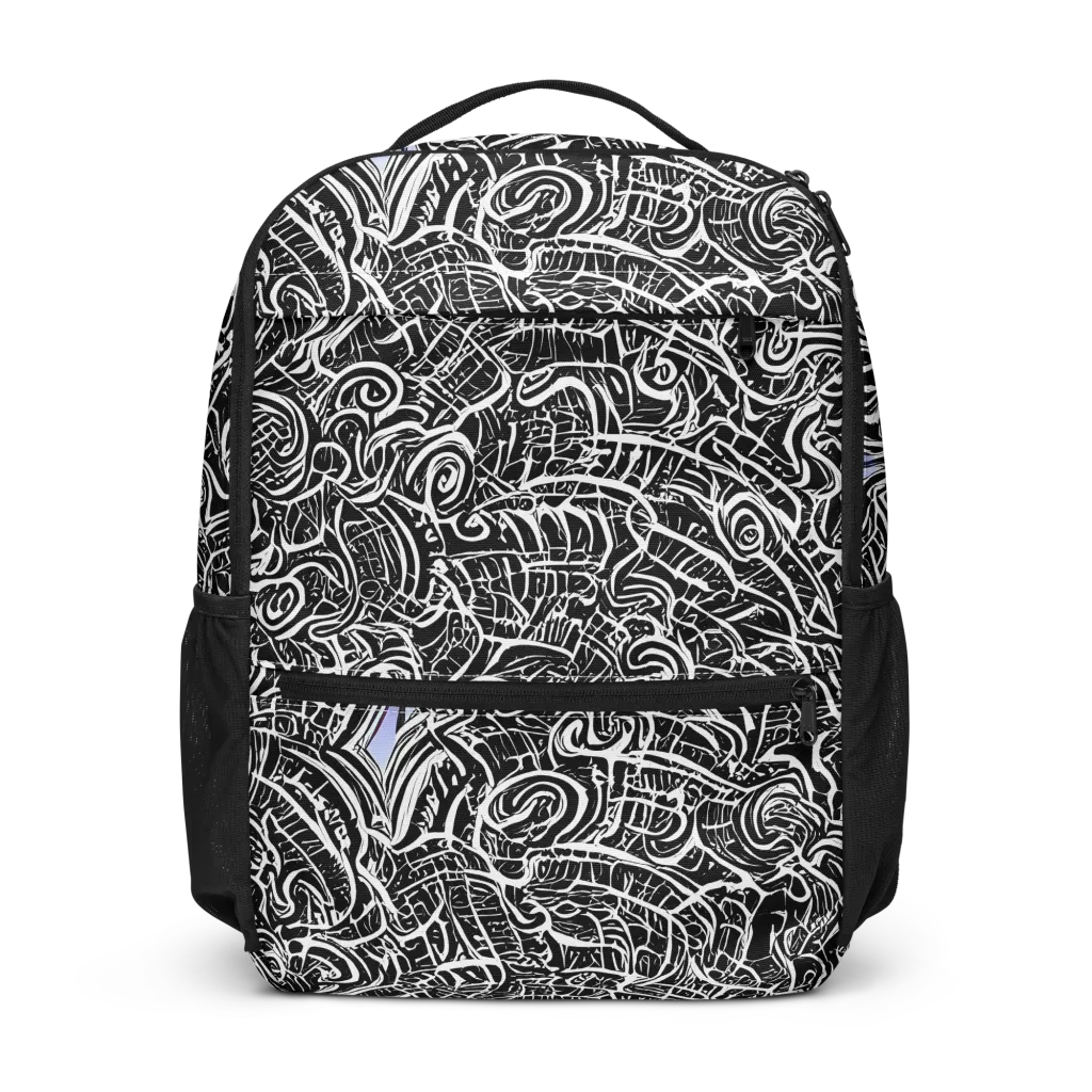 Inkstorm Reverie on Utility Backpack — Front