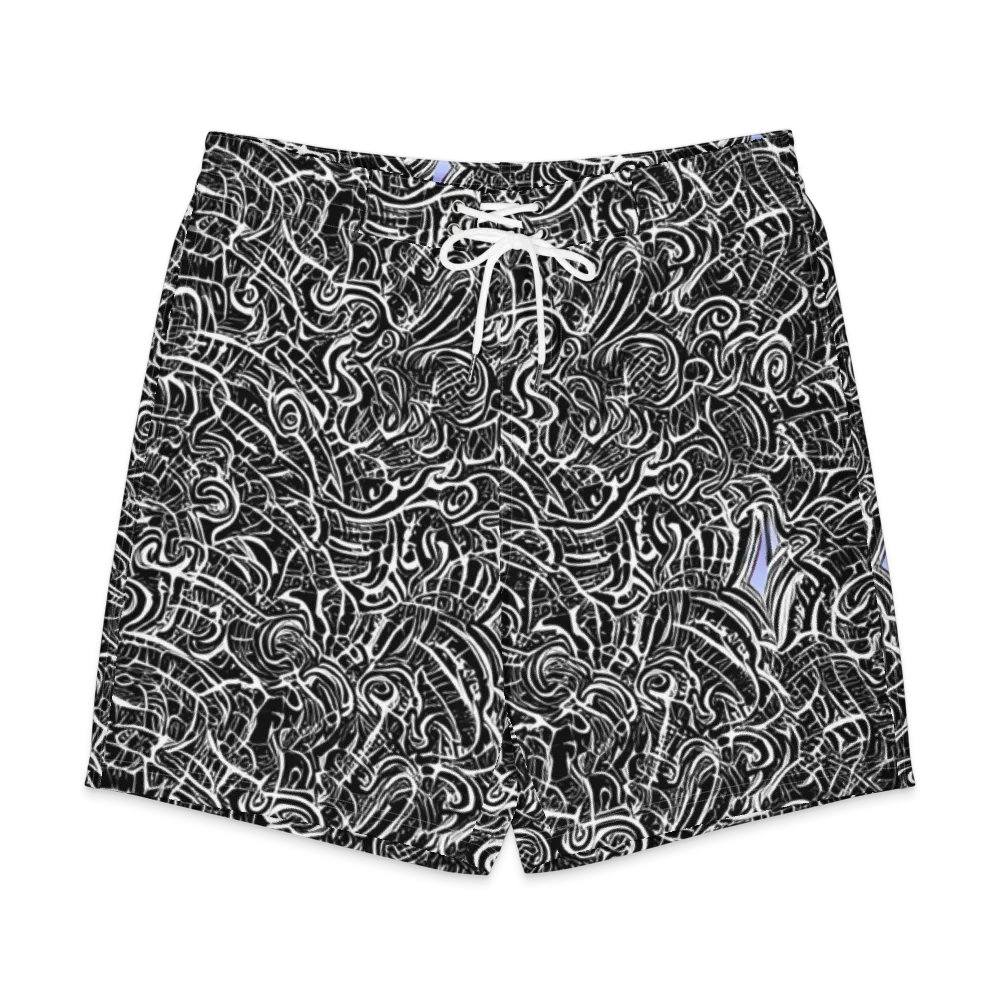 Inkstorm Reverie on Men's Board Shorts — Front