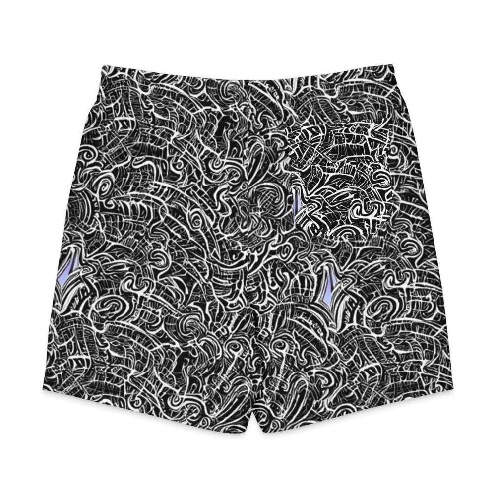 Inkstorm Reverie on Men's Board Shorts — Back