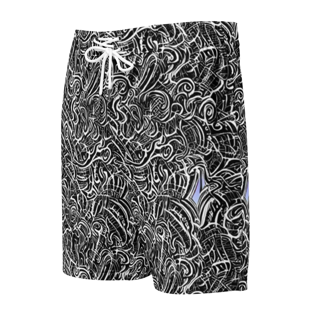 Inkstorm Reverie on Men's Board Shorts — Front