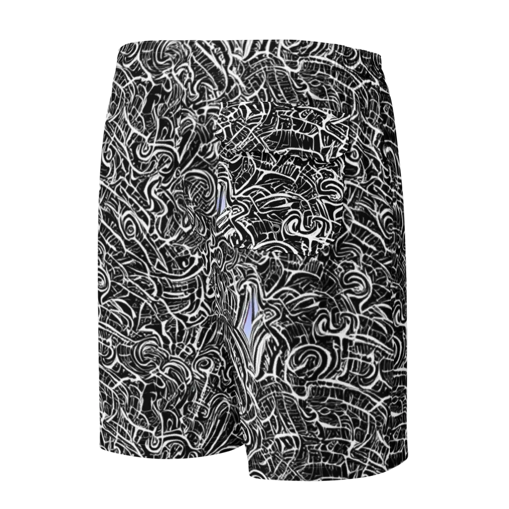 Inkstorm Reverie on Men's Board Shorts — Back