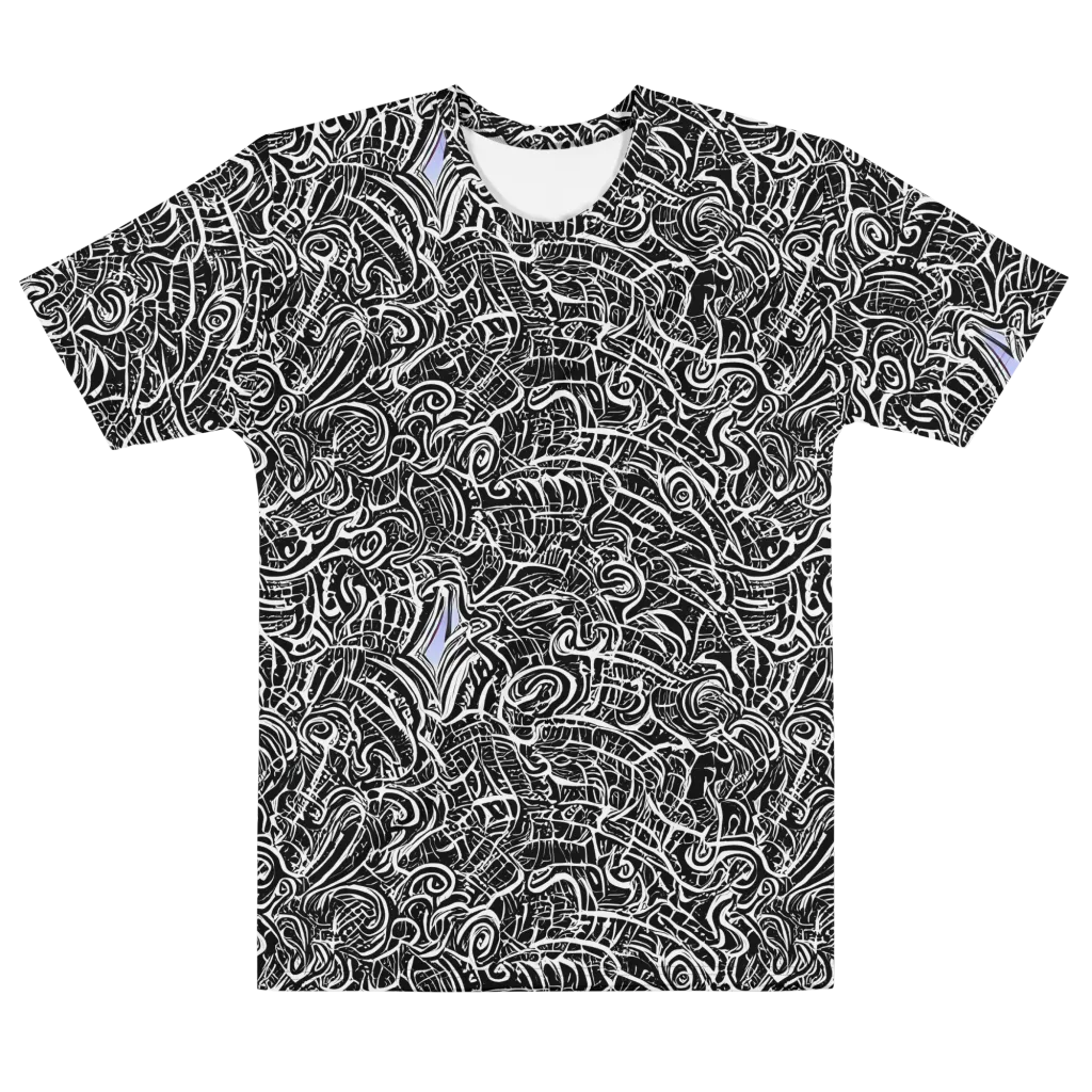 Inkstorm Reverie on Men's Cotton Crew Neck T-Shirt — Front