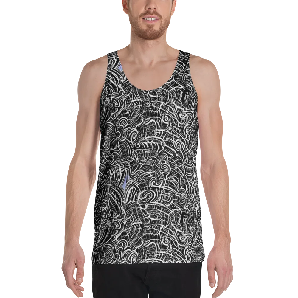 Inkstorm Reverie on Men's Tank Top — Front