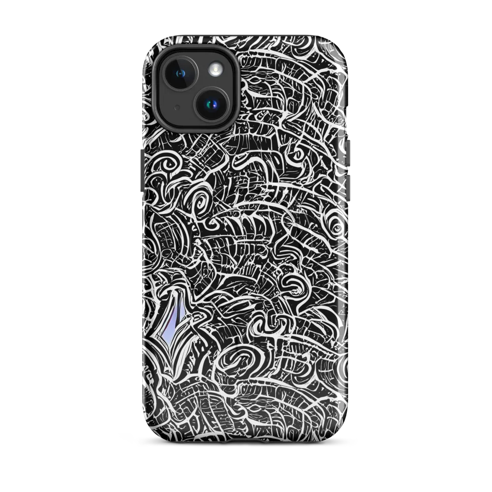 Inkstorm Reverie on MagSafe Tough Case for iPhone® — Front