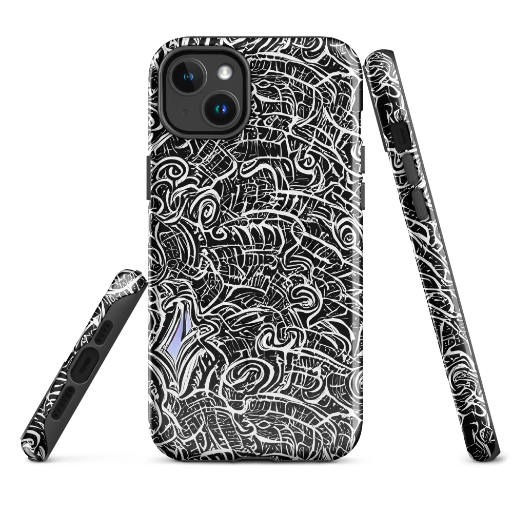 Inkstorm Reverie on MagSafe Tough Case for iPhone® — Front