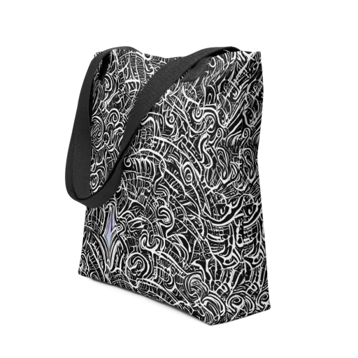 Inkstorm Reverie on a Tote Bag