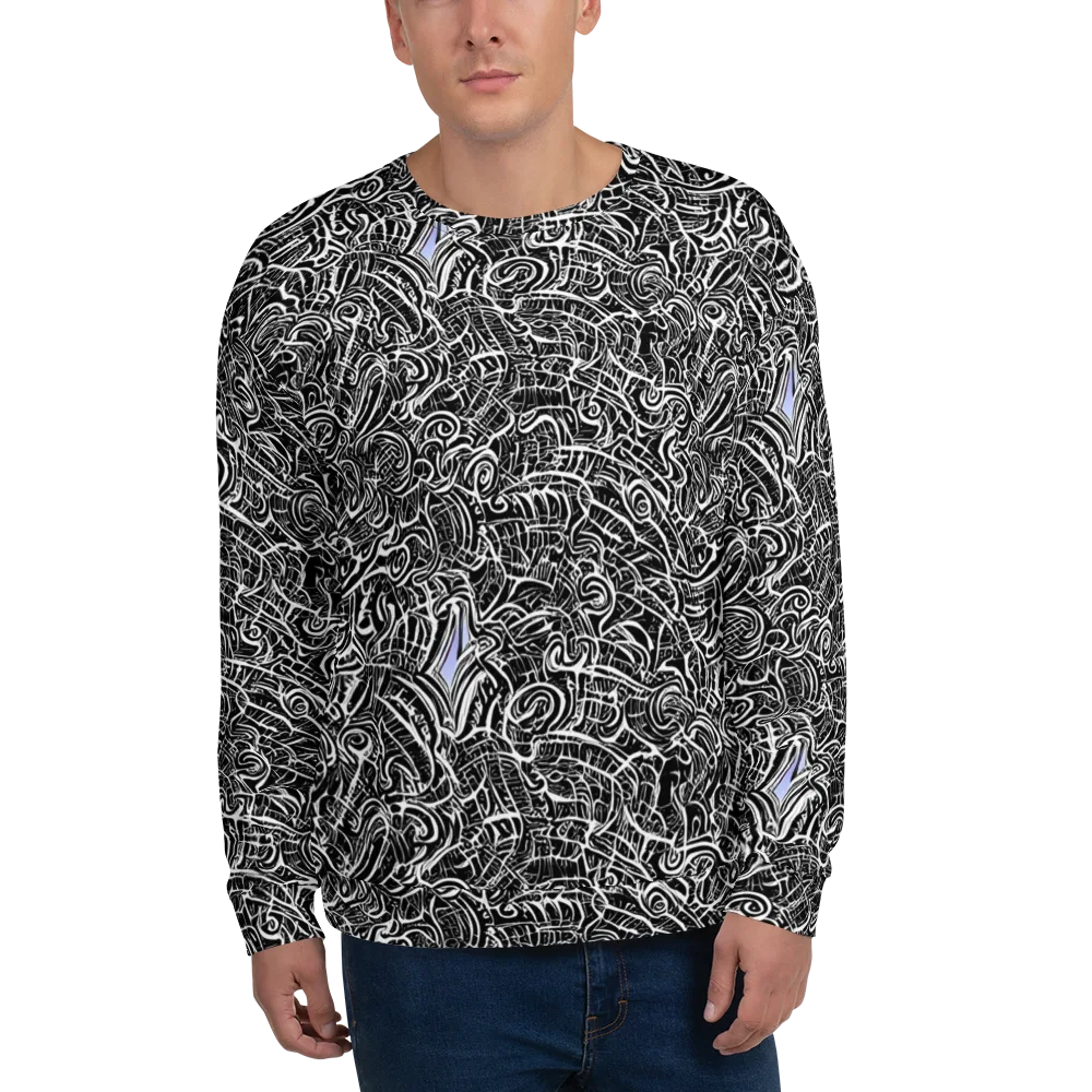Inkstorm Reverie on Sweatshirt — Front