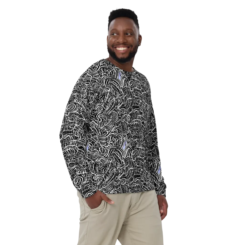 Inkstorm Reverie on Sweatshirt — Front