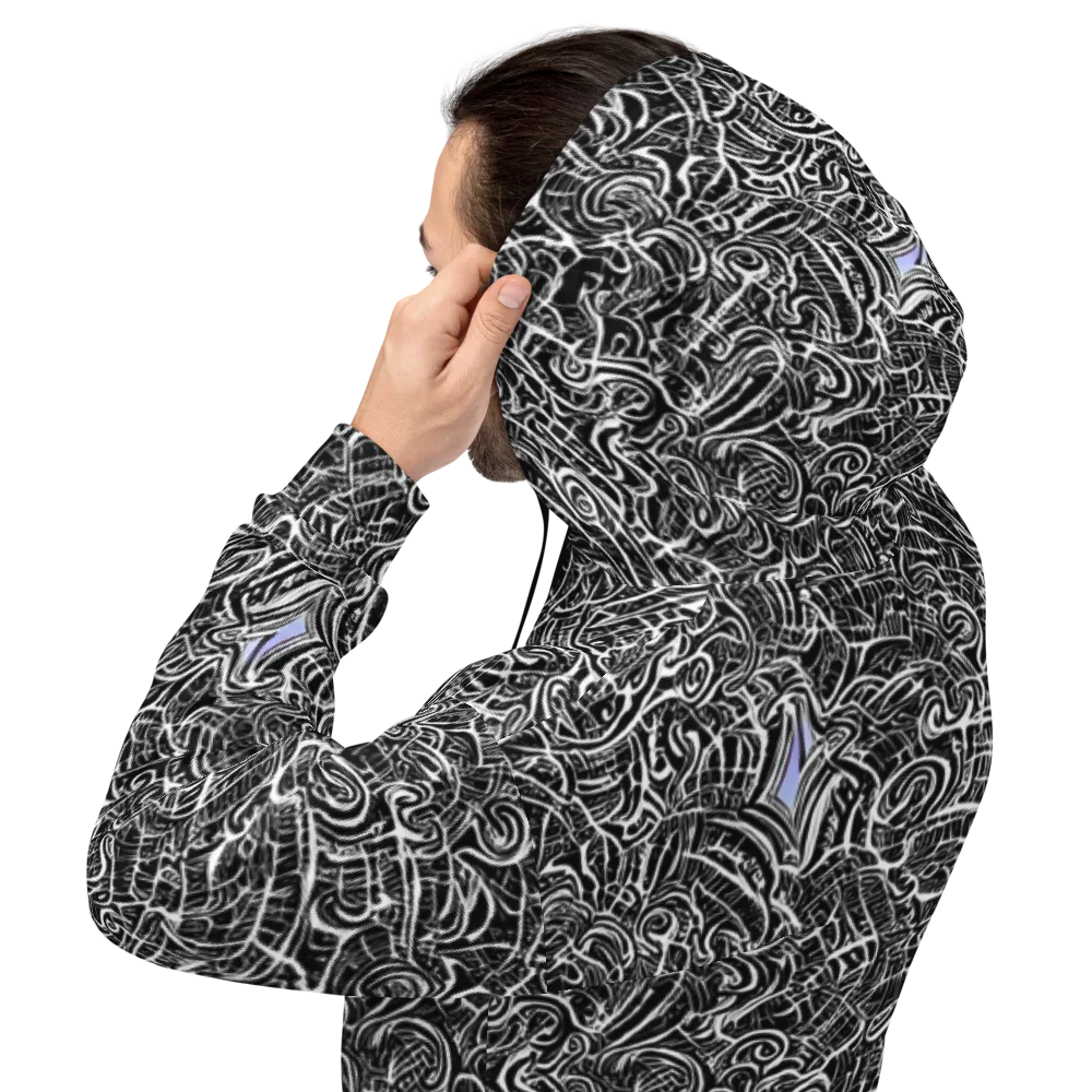 Inkstorm Reverie on Hoodie — Back