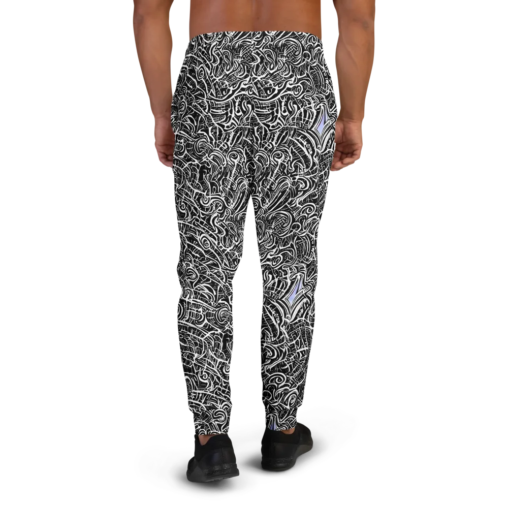 Inkstorm Reverie on Men's Joggers — Back