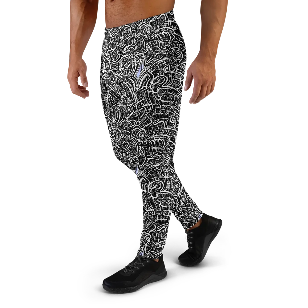 Inkstorm Reverie on Men's Joggers — Left