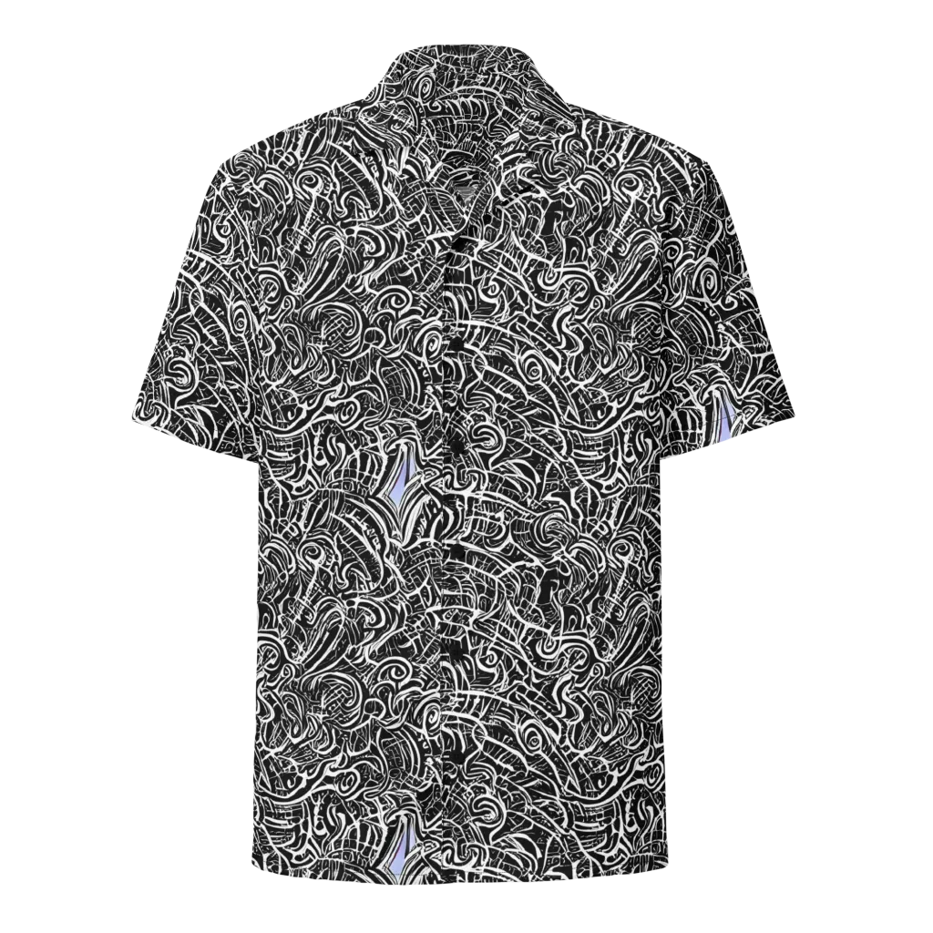 Inkstorm Reverie on Button Shirt — Front
