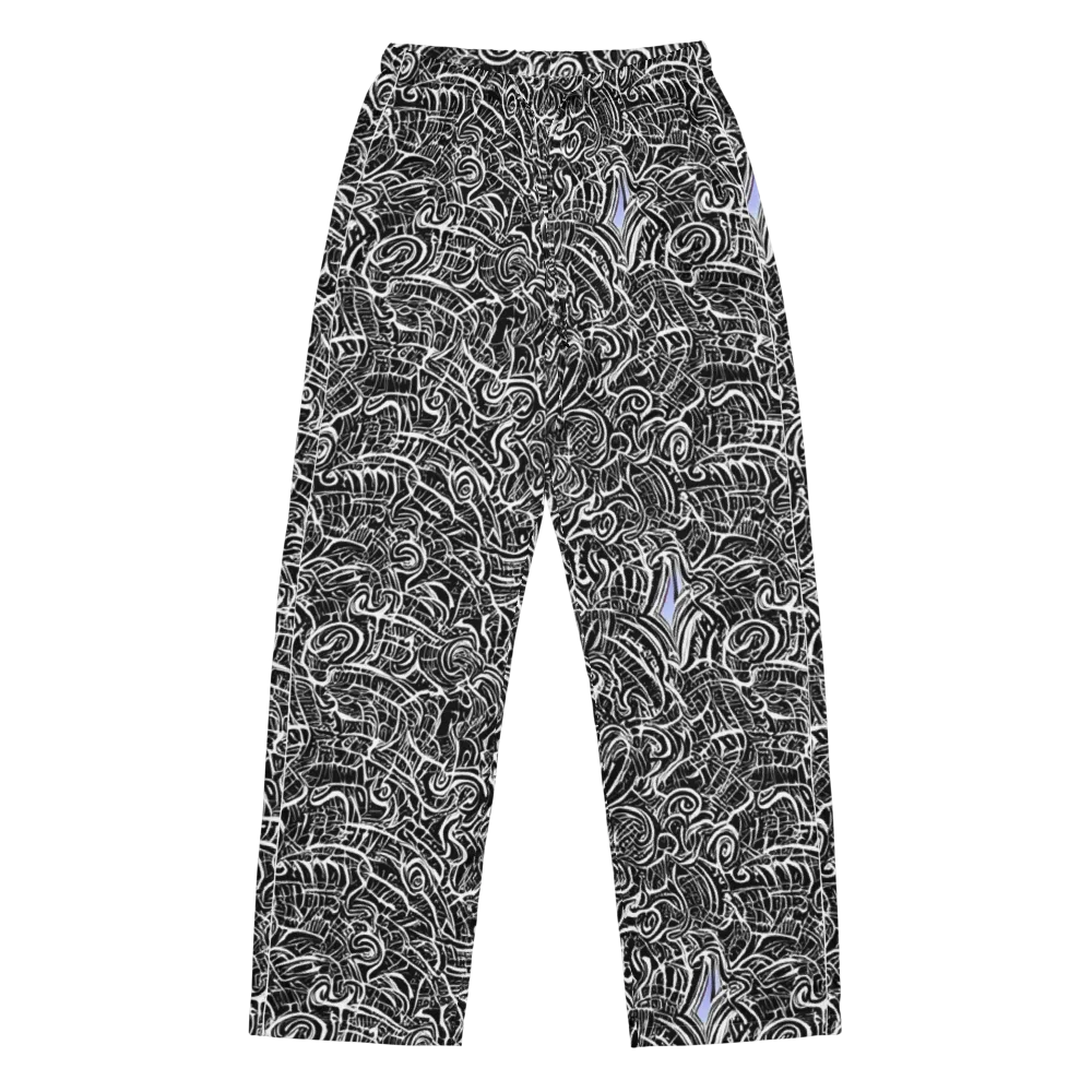 Inkstorm Reverie on Women's Pajama Pants — Front