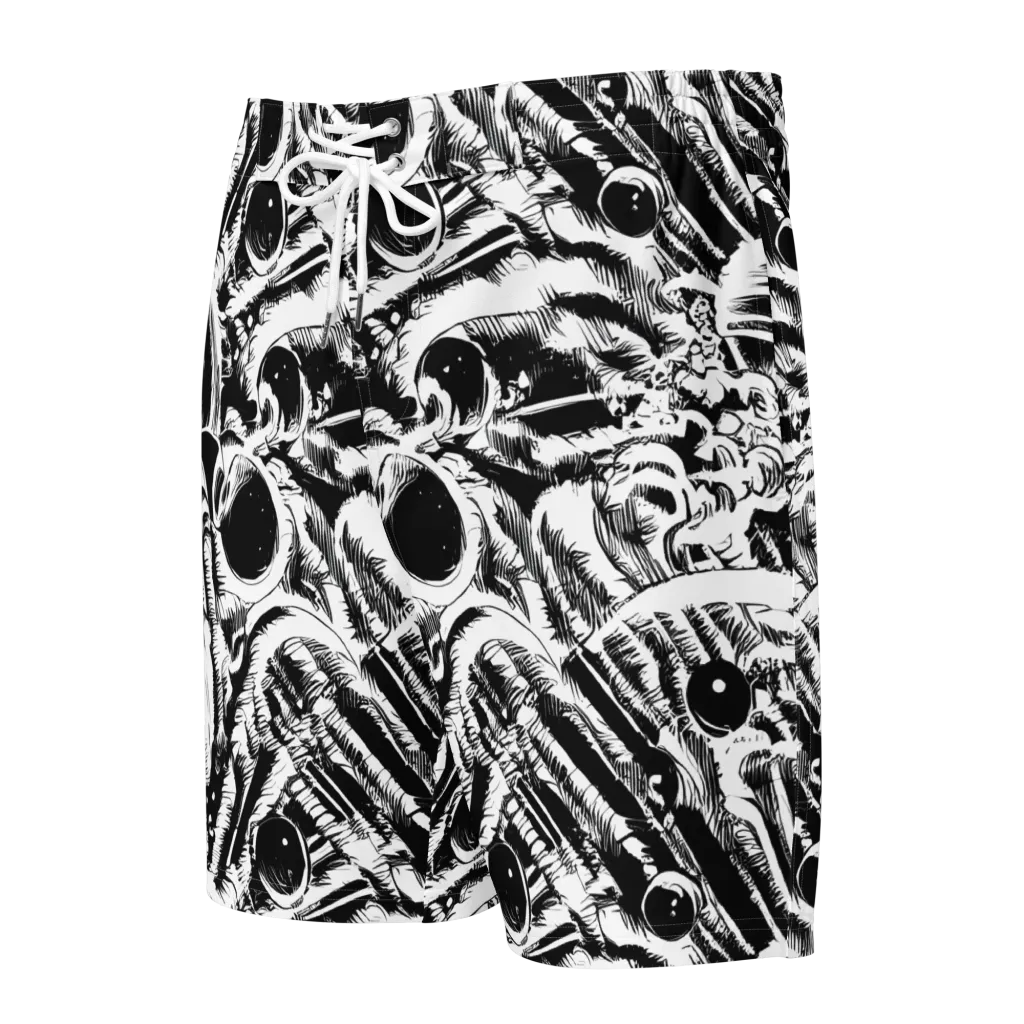Ink Jungle on Men's Board Shorts — Front