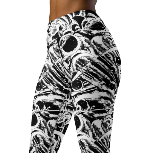 Ink Jungle on a Yoga Leggings