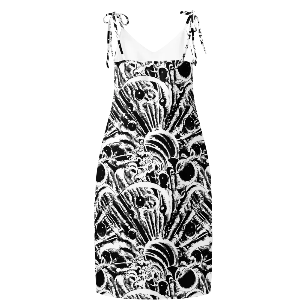 Ink Jungle on Slip Dress — Back