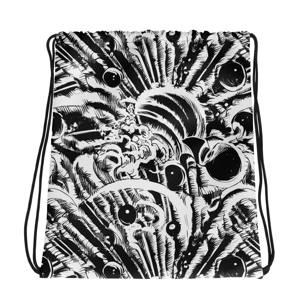 Ink Jungle on Drawstring Bag — Photo