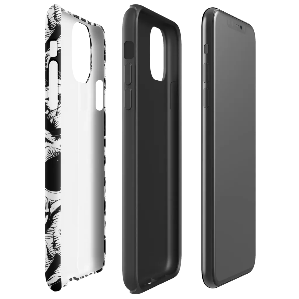 Ink Jungle on Tough Case for iPhone® — Right