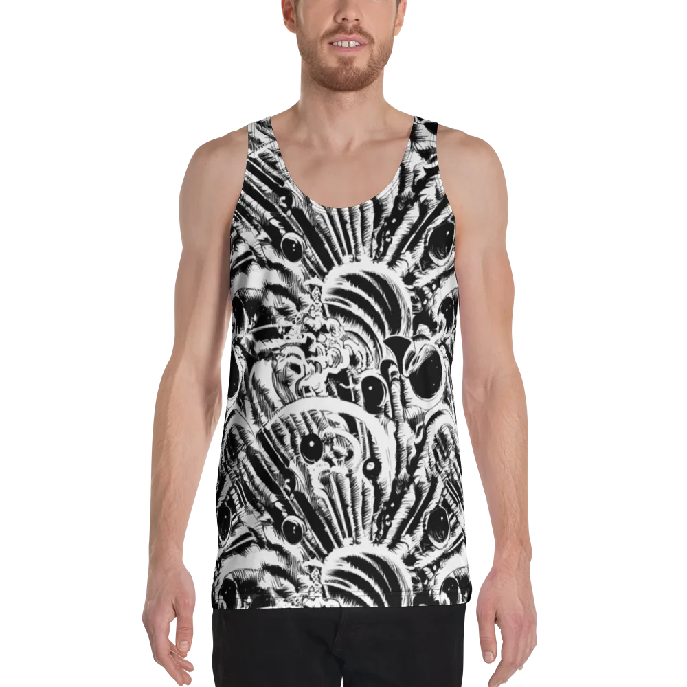 Ink Jungle on Men's Tank Top — Front