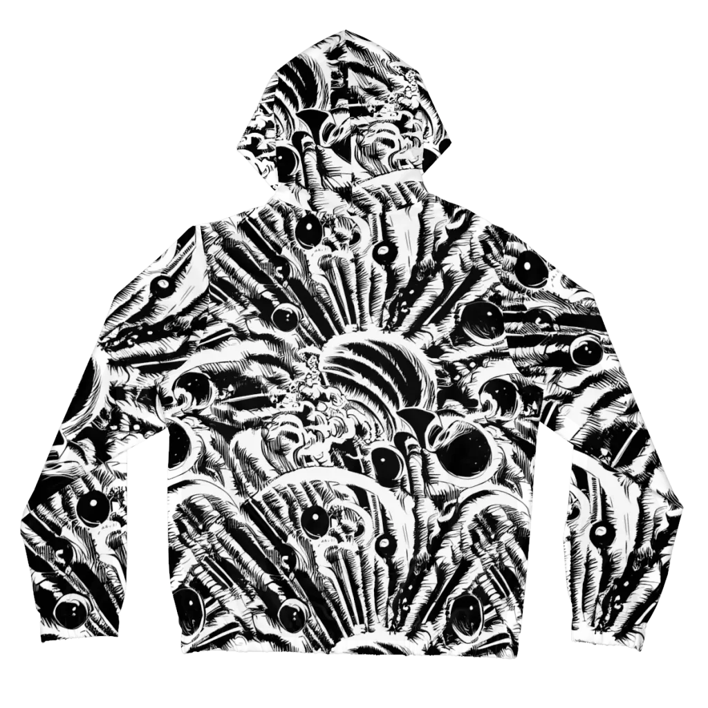 Ink Jungle on Women's Full-Zip Hoodie — Back