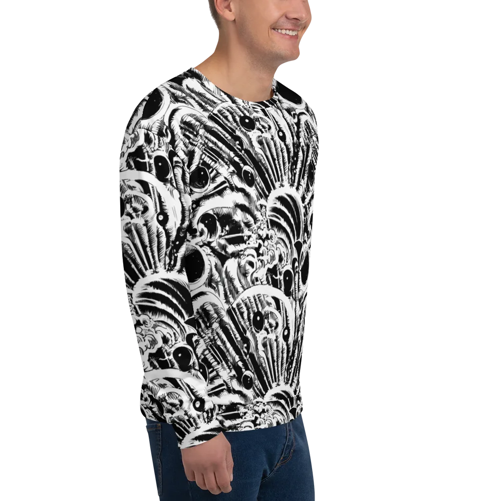 Ink Jungle on Sweatshirt — Right Front