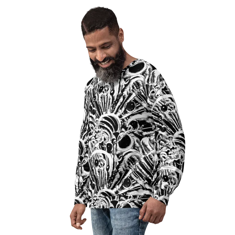 Ink Jungle on Sweatshirt — Left Front