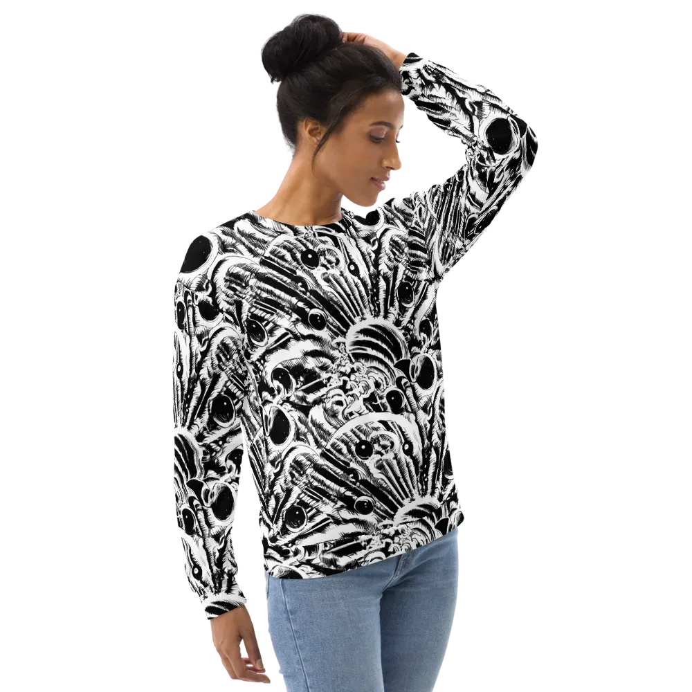 Ink Jungle on Sweatshirt — Right Front