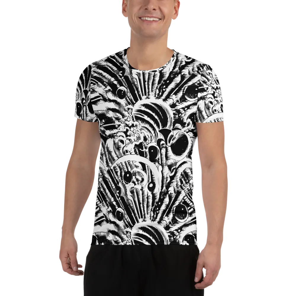 Ink Jungle on Men's Athletic T-Shirt — Front