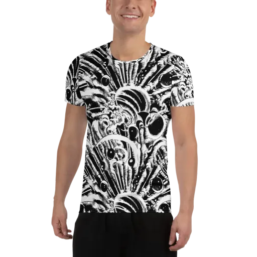 Ink Jungle on a Men's Athletic T-Shirt