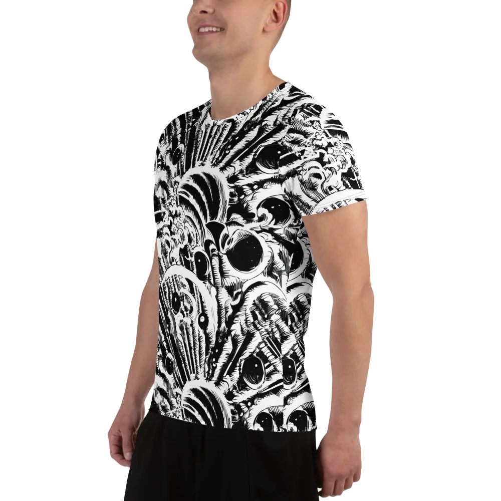 Ink Jungle on Men's Athletic T-Shirt — Left
