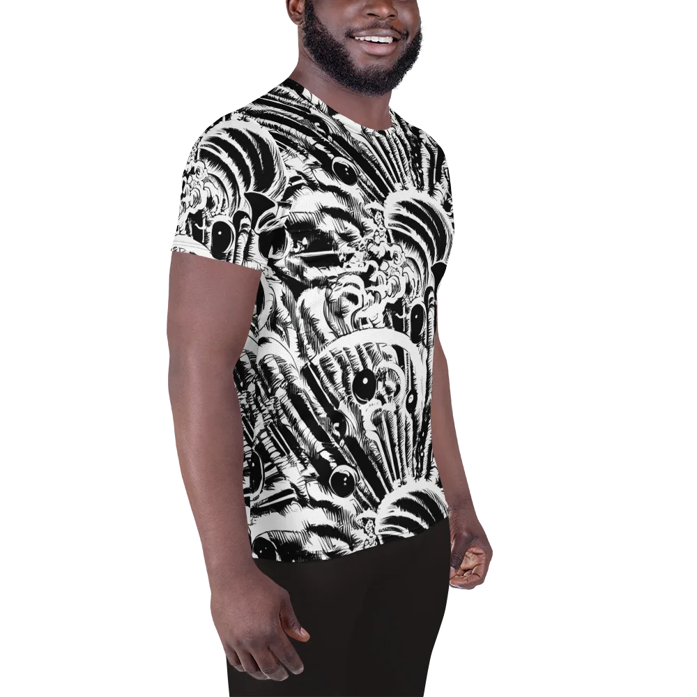 Ink Jungle on Men's Athletic T-Shirt — Right