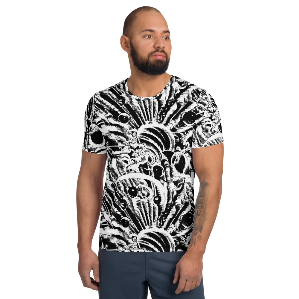 Ink Jungle on Men's Athletic T-Shirt — Front