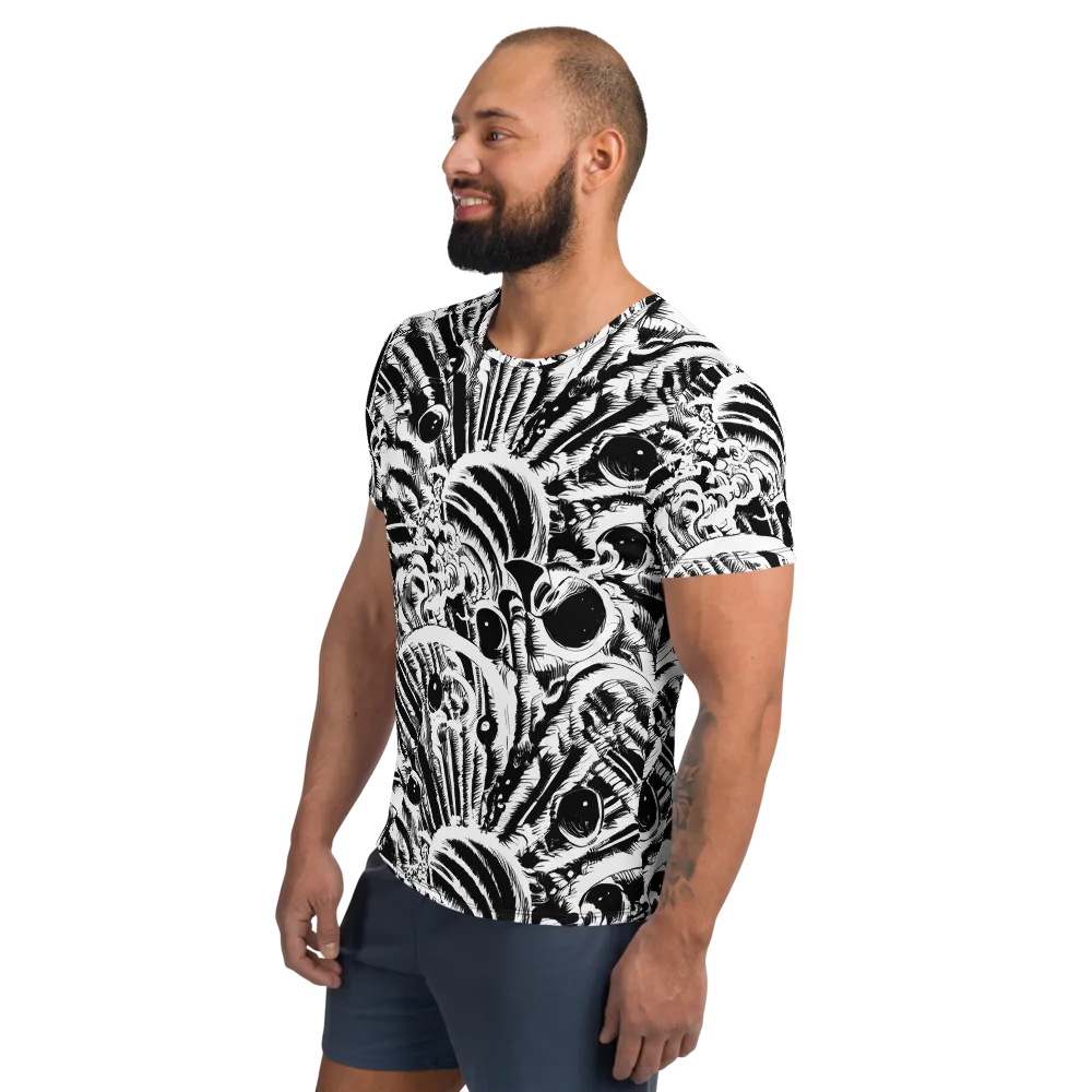 Ink Jungle on Men's Athletic T-Shirt — Left
