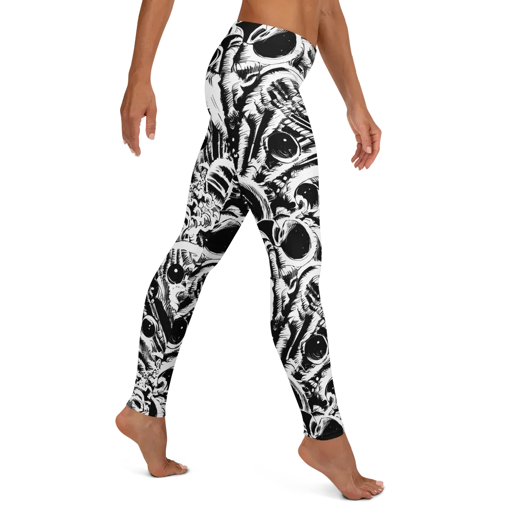 Ink Jungle on Leggings — Right