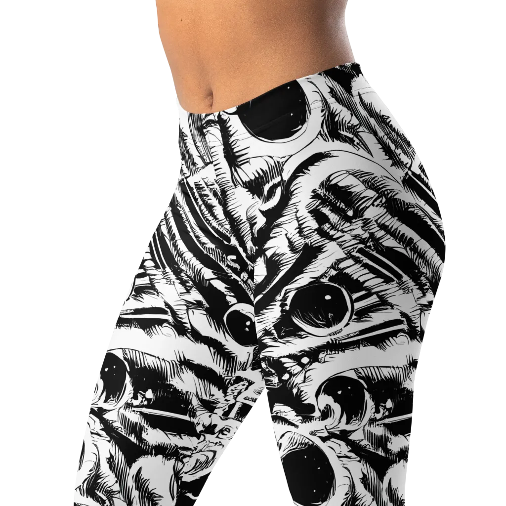 Ink Jungle on Leggings — Left Front