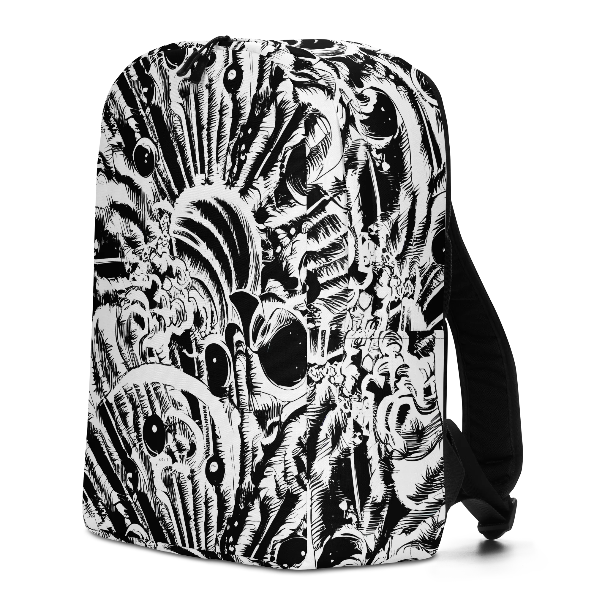 Ink Jungle on Minimalist Backpack — Left