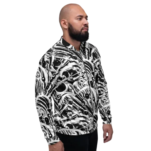 Ink Jungle on a Bomber Jacket