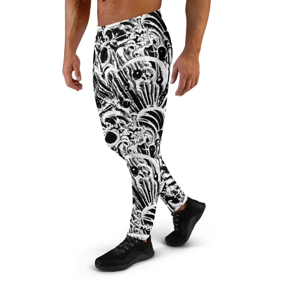 Ink Jungle on Men's Joggers — Left