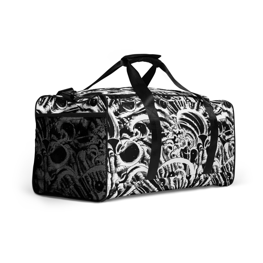 Ink Jungle on Duffle Bag — Right Front