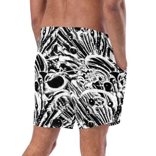 Ink Jungle on a Swim Trunks